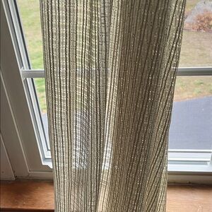 Elegant sage green Sheer Curtains 12 panels 36”w 90”long 3”rod pockets =6windows